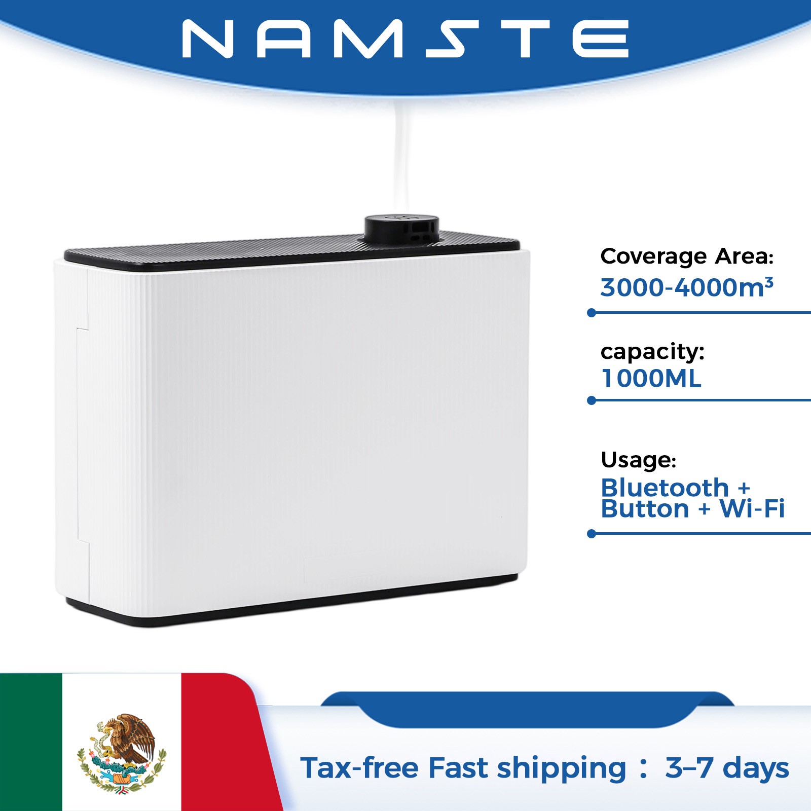 Home Fragrance System - NAMSTE 1000ML Fragrance Diffuser Smart Scent