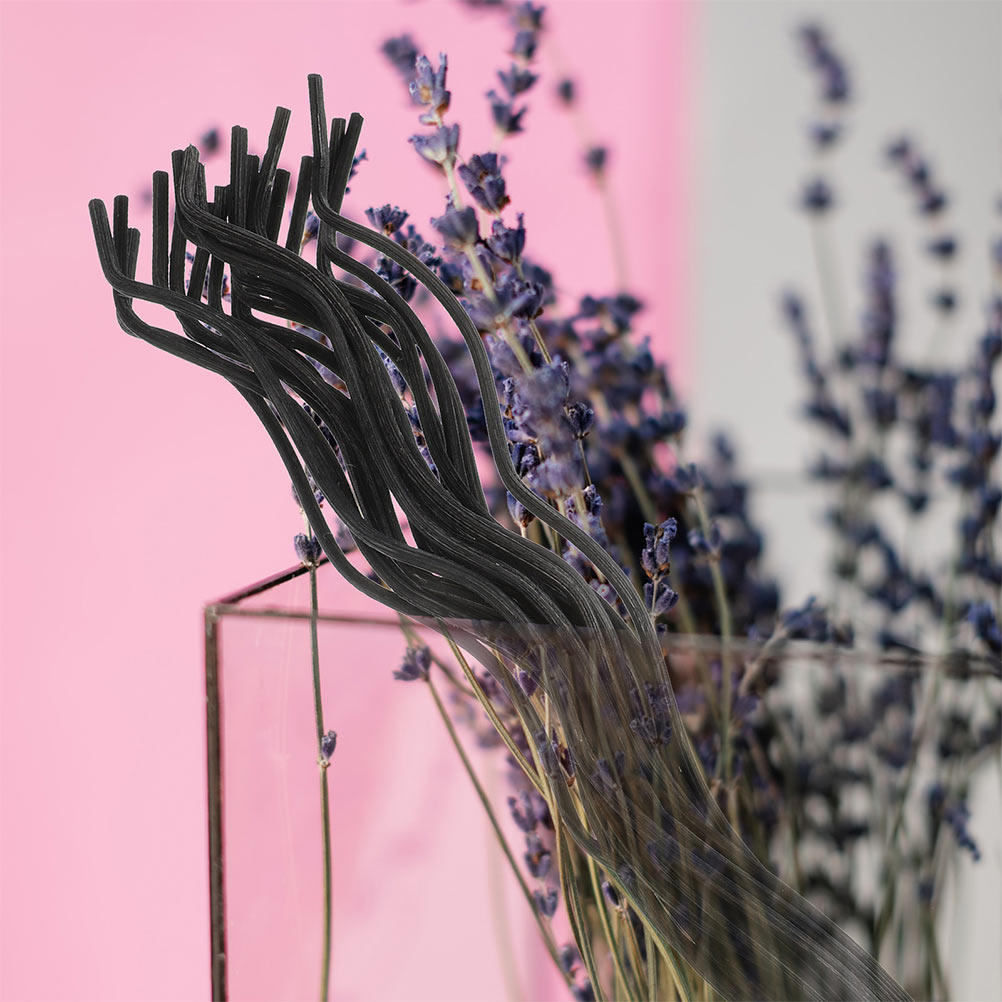 Home Fragrance Reed Diffuser - 20Pcs Black Rattan Reed Diffuser Sticks