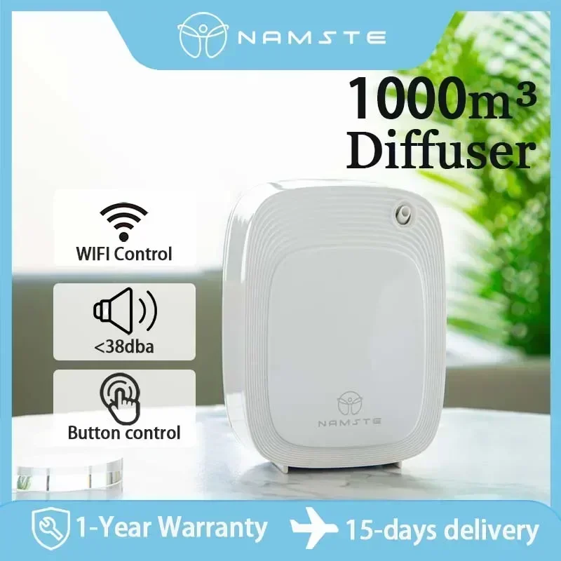 Home Fragrance System - Namste 1000m³ Aroma Diffuser Machine 200ML