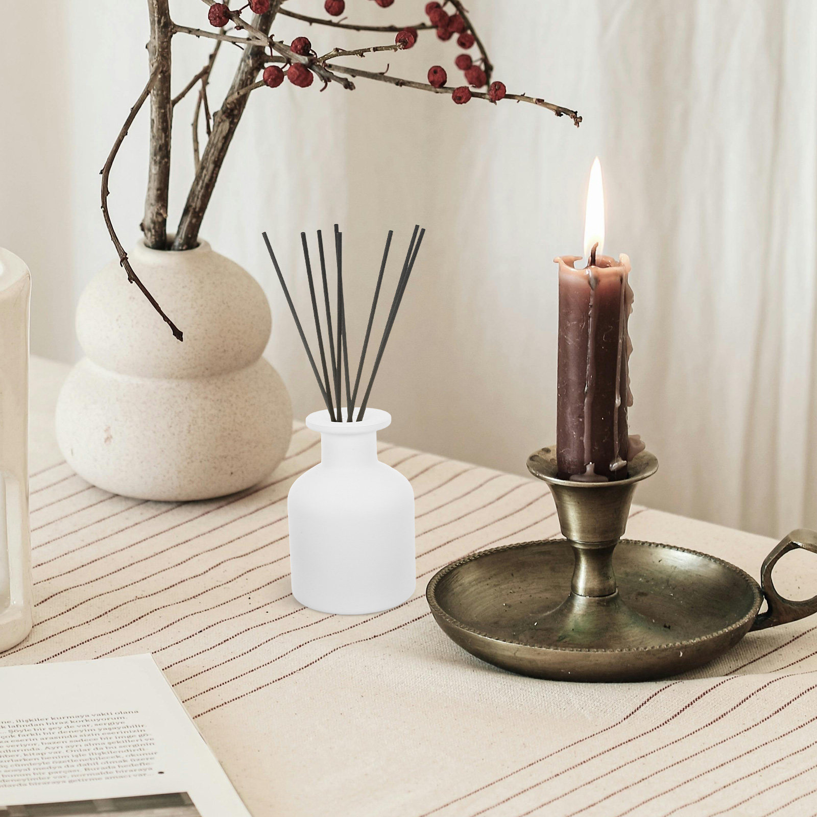 2Pcs Elegant Round Glass Aroma - đánh giá và giá Home Fragrance Bottle