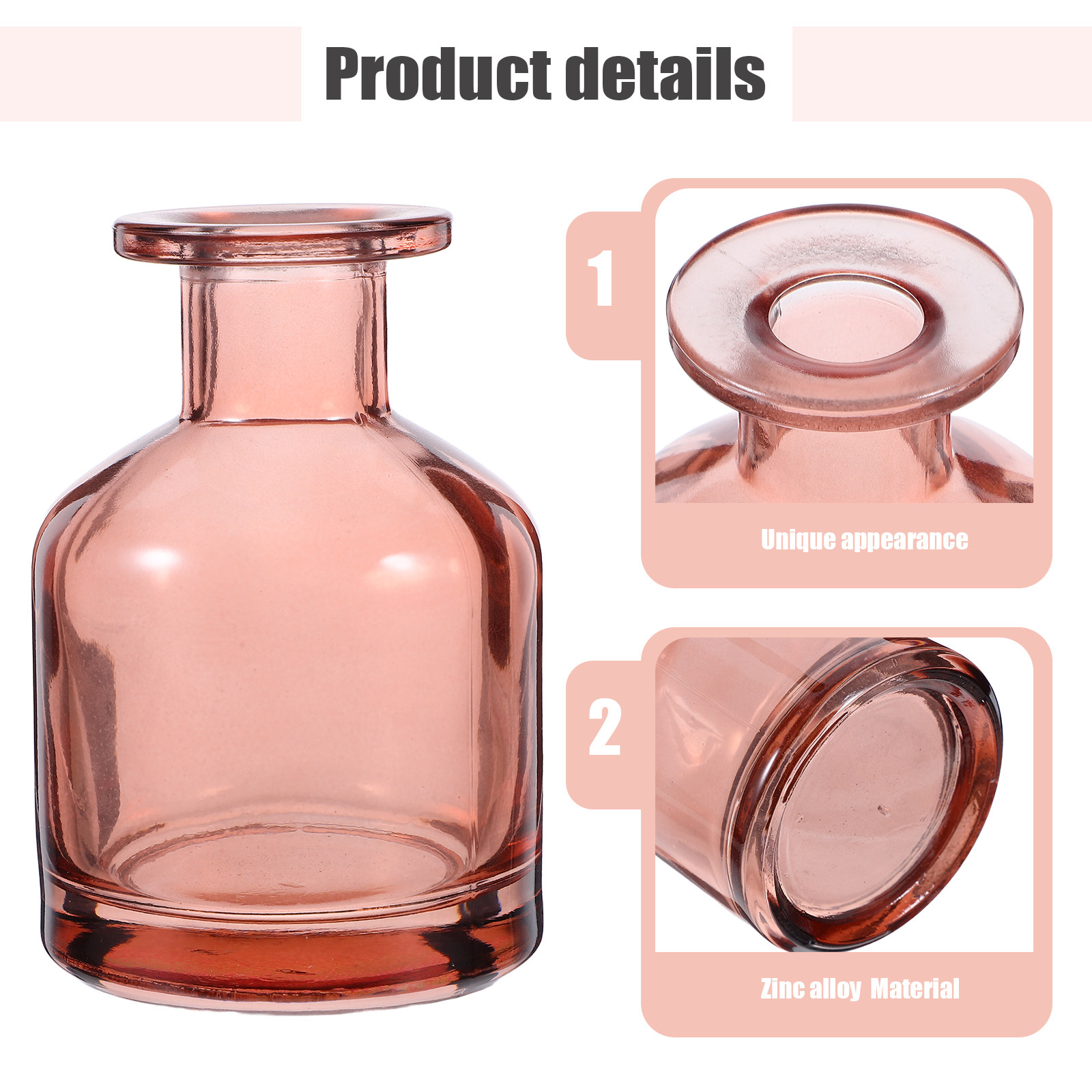 2Pcs Elegant Round Glass Aroma - đánh giá và giá Home Fragrance Bottle