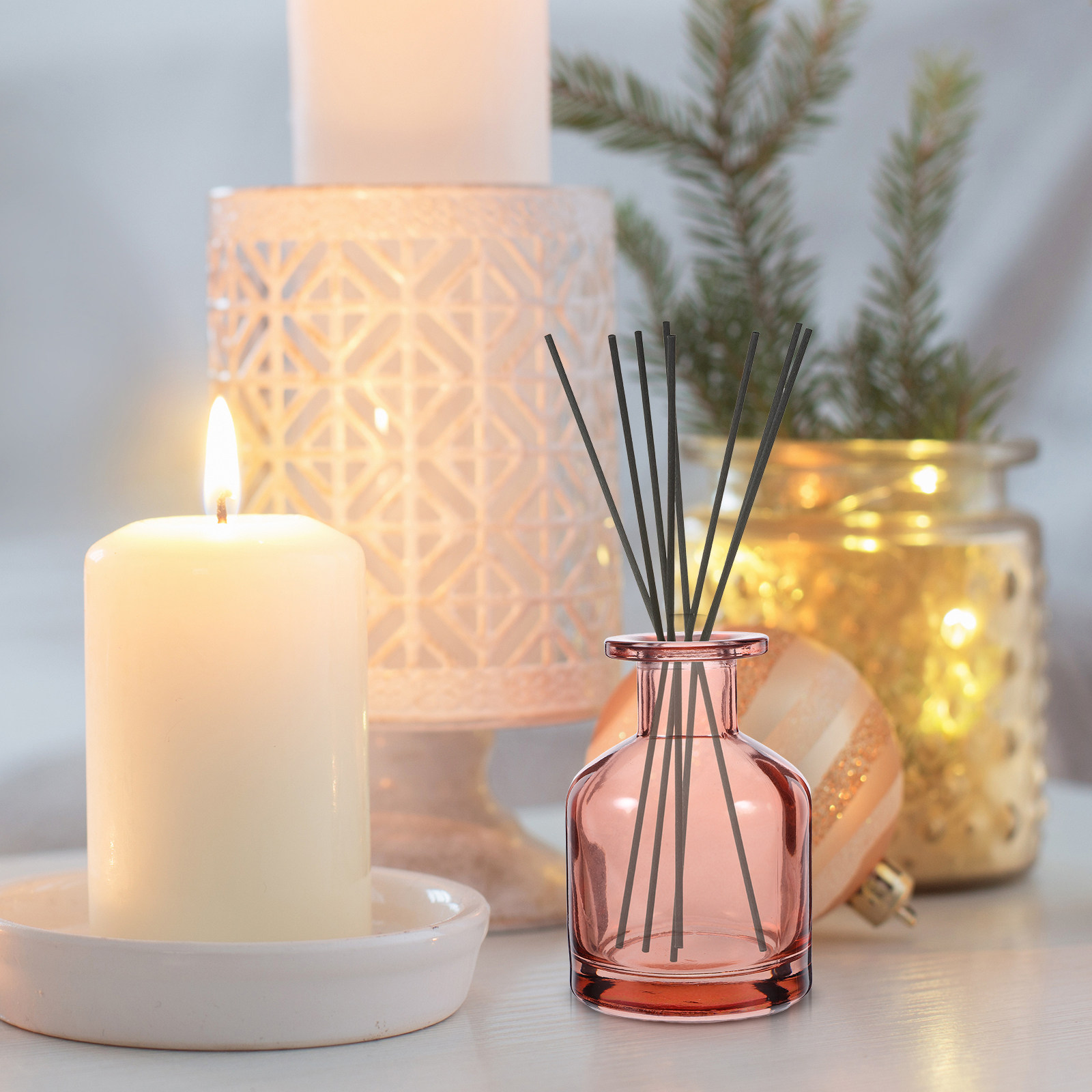 2Pcs Elegant Round Glass Aroma - đánh giá và giá Home Fragrance Bottle