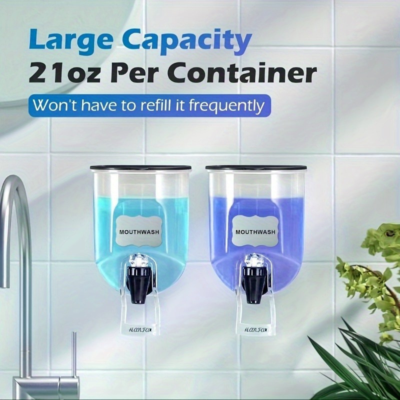 2PCS 600ml Mouthwash Dispenser - đánh giá và giá Home Fragrance Bottle