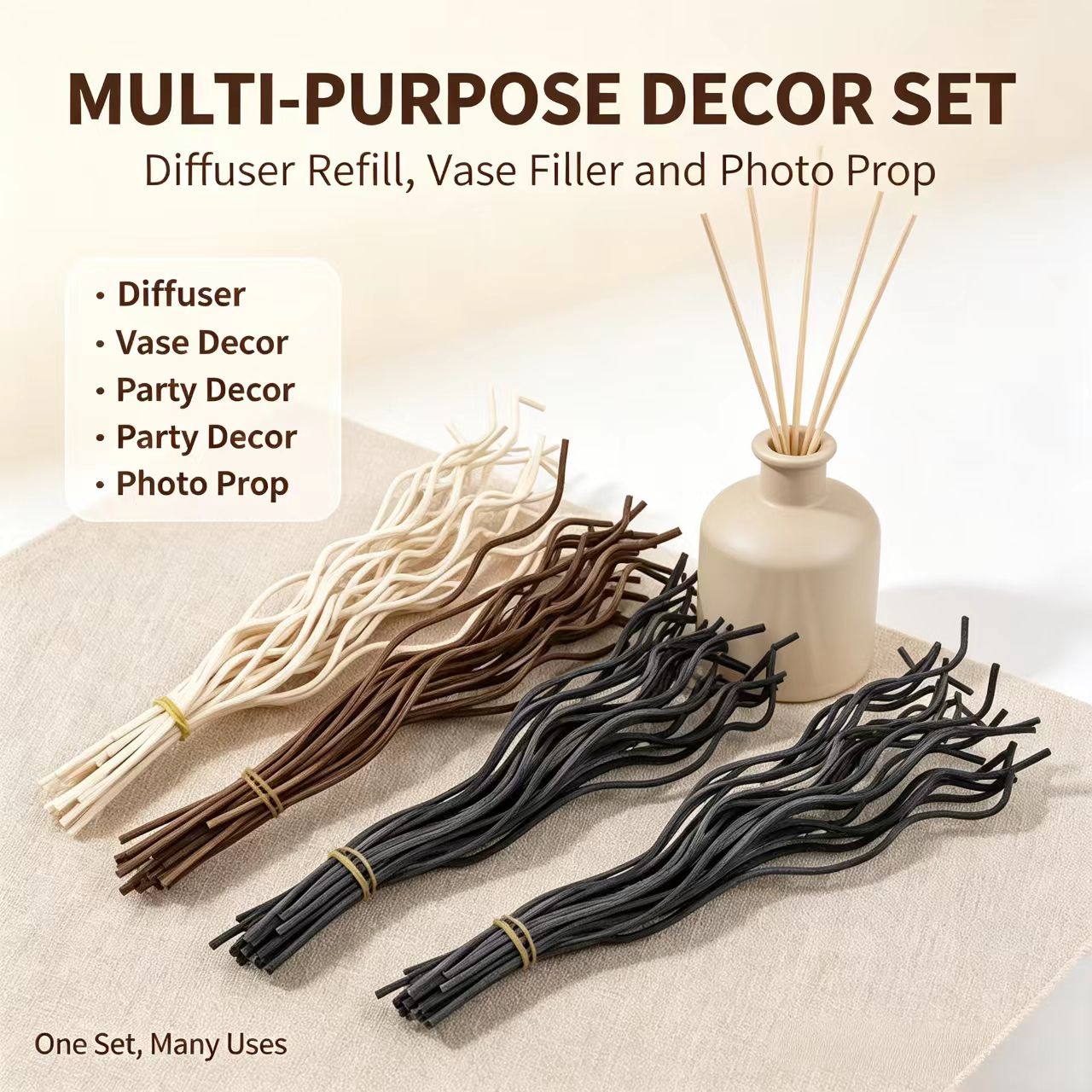 20Pcs Long Wavy Rattan Reed Di - đánh giá và giá Home Fragrance Reed Diffuser