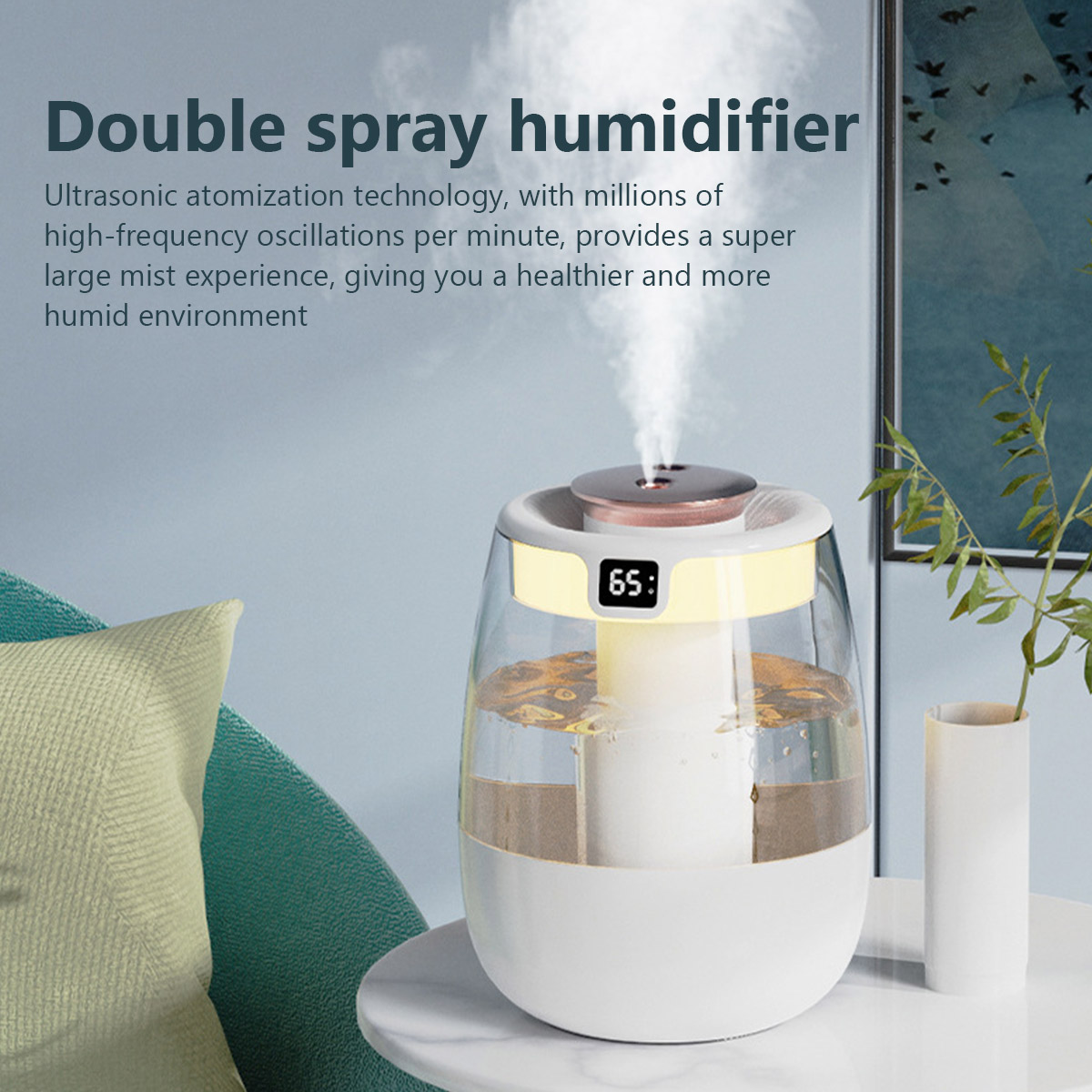 1.3L Air Humidifier Double Spr - đánh giá và giá Home Fragrance Mist